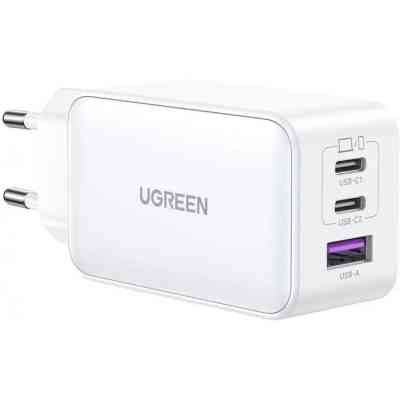 Зарядний пристрій Ugreen 1xUSB + 2xUSB-C 65W GaN CD244 white (15334) Вінниця