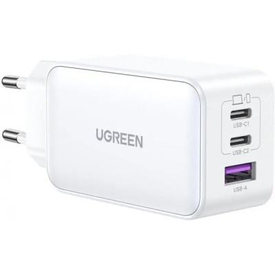 Зарядное устройство Ugreen 1xUSB + 2xUSB-C 65W GaN CD244 white (15334) Винница - изображение 1