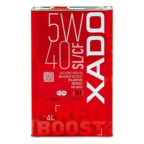 Моторное масло Xado Atomic Oil Red Boost 5W-40 4л Львов