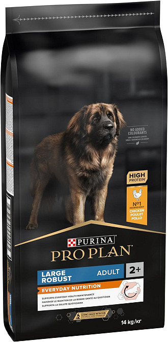 Сухий корм для дорослих собак великих порід Purina Pro Plan Large Robust Everyday Nutrion з куркою 14 кг Вінниця - фото 1