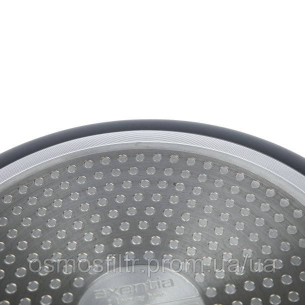 Каструля Axentia Blackline Ø 20 см скляна кришка алюміній антипригарне покриття PTFE (135647) Київ - фото 3