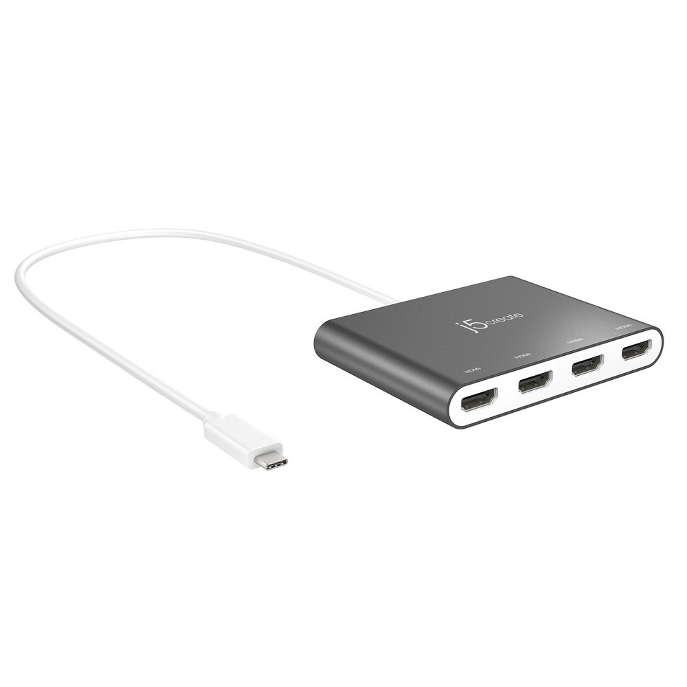 Адаптер J5create USB-A — 4 HDMI (M/F), Silver (JCA366-N) ( 11912 ) Харків - фото 9