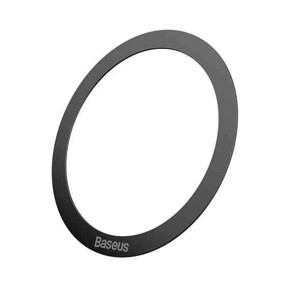 Пластина для магнітного тримача Baseus Halo Series Magnetic Metal Ring（2pcs/pack）Black Одеса