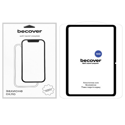 Скло захисне BeCover 10D Lenovo Tab M11 (2024) TB-TB330FU/Xiaoxin Pad 11 (2024) 11&quot; Black (710969) Вінниця - фото 1