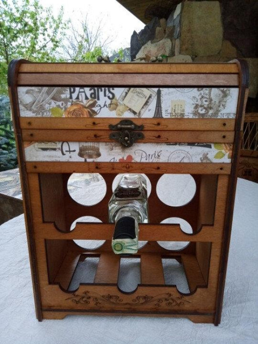 Міні бар «Комод» на 6 пляшок В-019 Київ - фото 2