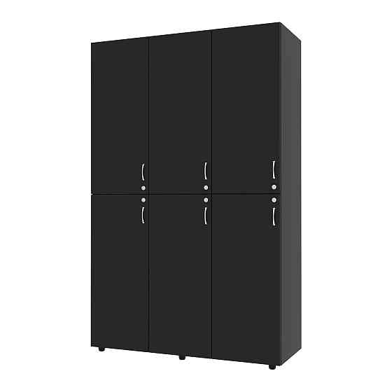 Шафа секційна для роздягальні ШС-1, Антрацит, 1200/468/1900 Львів