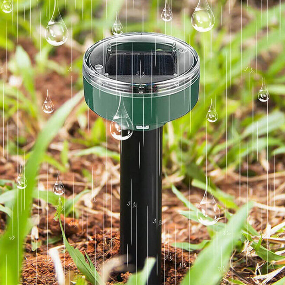 Ліхтар на сонячній батареї 52см, Solar flame + Подарунок Відлякувач гризунів Garden Pro / Садовий світильник Київ - фото 9