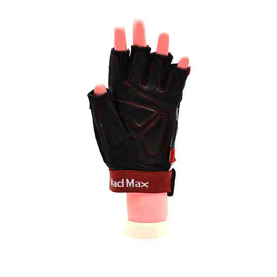 Рукавички для фітнесу MadMax MFG-911 Nine-eleven Zebra B&W zebra S Київ