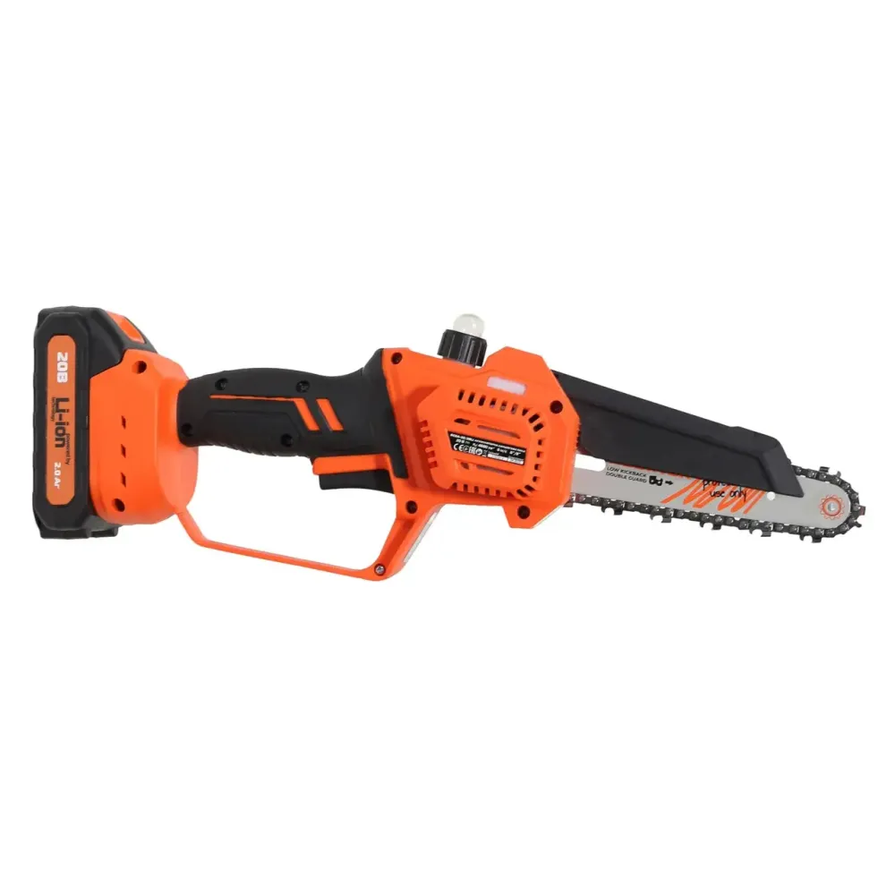 Аккумуляторная цепная мини пила Rebiner RCSA-20/20Li 20В с 2 аккумуляторами и кейсом Литва Львов - изображение 3