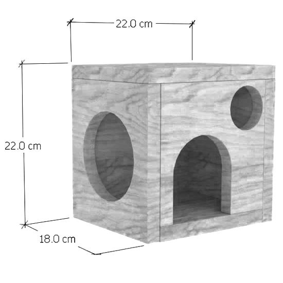 Домик для шиншиллы 