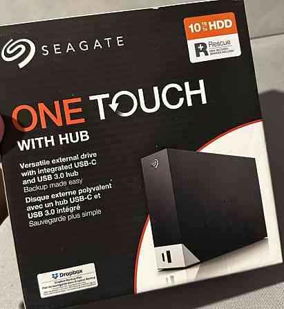 One touch with hub 10 tb новий жорсткий диск зовнішній. Київ