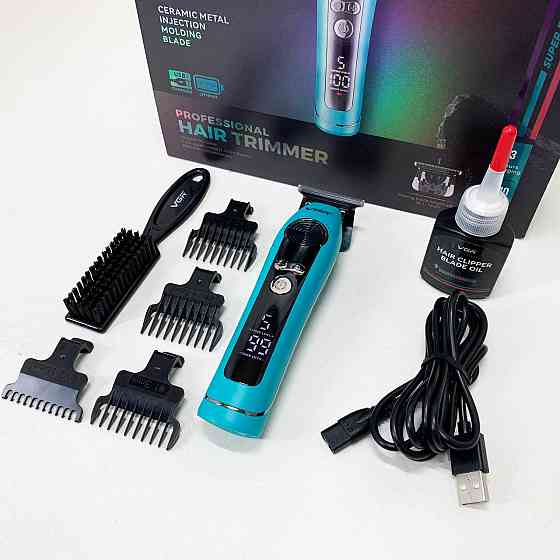 Машинка для окантовки акумуляторна VGR, Машинка для стрижки від акб, Професійний бездротовий тример SC-37 Івано-Франківськ