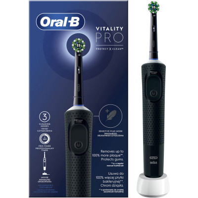 Электрическая зубная щетка Oral-B D103.413.3 PRO Black Винница - изображение 3