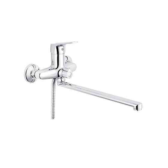 Змішувач для ванни Kroner KRM Odra - C070 з душовим гарнітуром, хром Київ