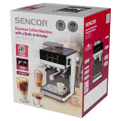 Рожковая кофеварка эспрессо Sencor SES5000SS Винница