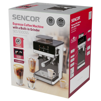 Рожковая кофеварка эспрессо Sencor SES5000SS Винница - изображение 3