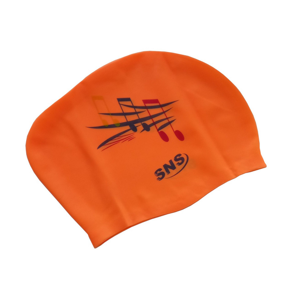 Шапочка для плавання для довгого волосся Music SNS KW-1 Вишневе - фото 7