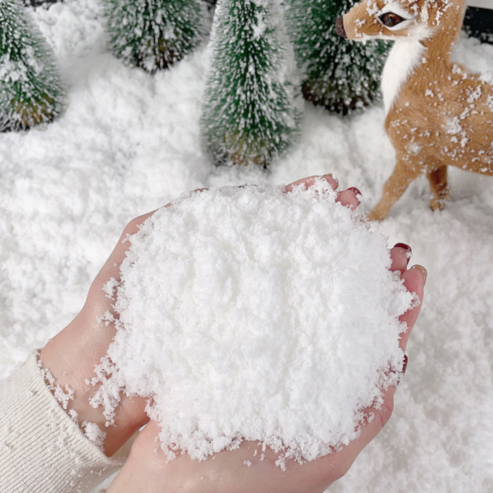 Искусственный снег с добавлением воды 50 г, имитация снега для декора, создания снежных сцен, моделирования Одесса - изображение 1