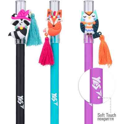 Ручка кулькова Yes Forest Friends 0,7 мм синя (412073) Вінниця