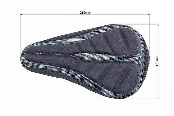Чохол на сидіння, з гелевою вставкою, чорний ZT-08 Київ