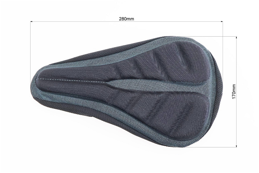 Чохол на сидіння, з гелевою вставкою, чорний ZT-08 Київ - фото 3