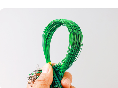 Набор из 20 стальных поводков для рыбалки 15 см Киев - изображение 6