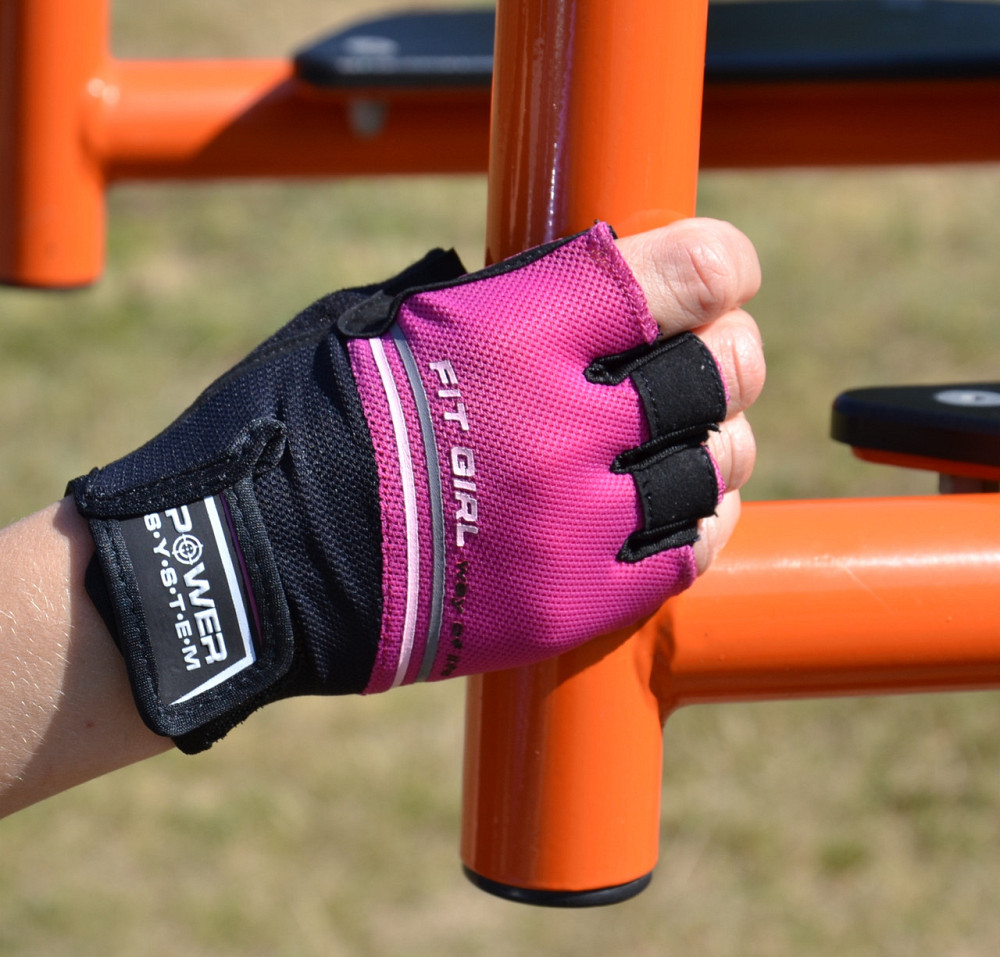 Рукавички для фітнесу Power System PS-2920 Fit Girl Evo Pink S Кам'янське - фото 8