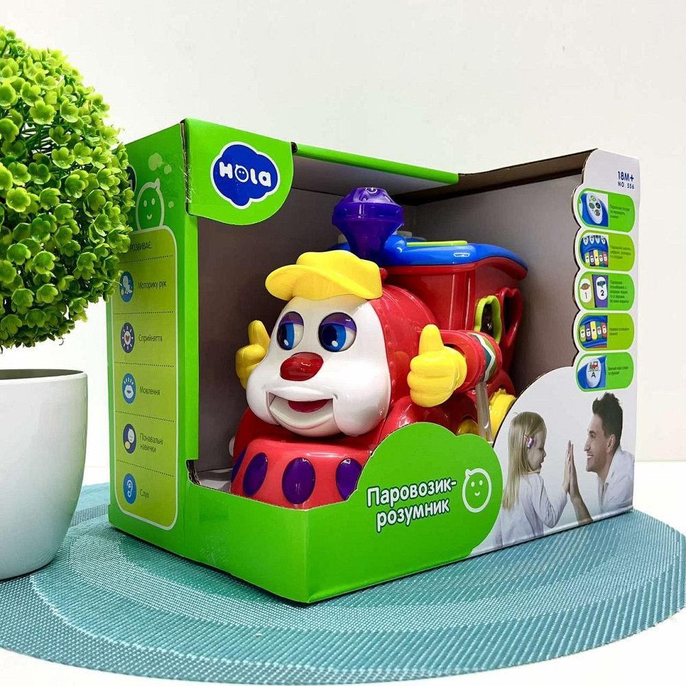 Паровозик Hola розвиваючий музичний сортер підсвічування (556) Чернигов - изображение 7