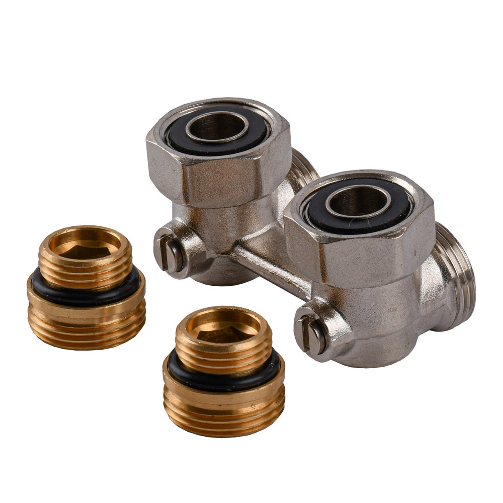 Узел нижнего подключения панельного радиатора SOLOMON NV 5102 угловой шаровой 3/4″ Киев - изображение 6