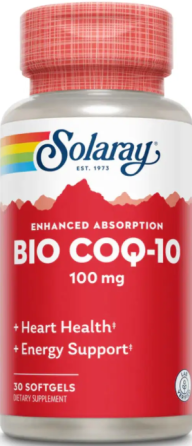 Коэнзим Q10  Solaray Bio CoQ10 100mg 30 гел капс Киев