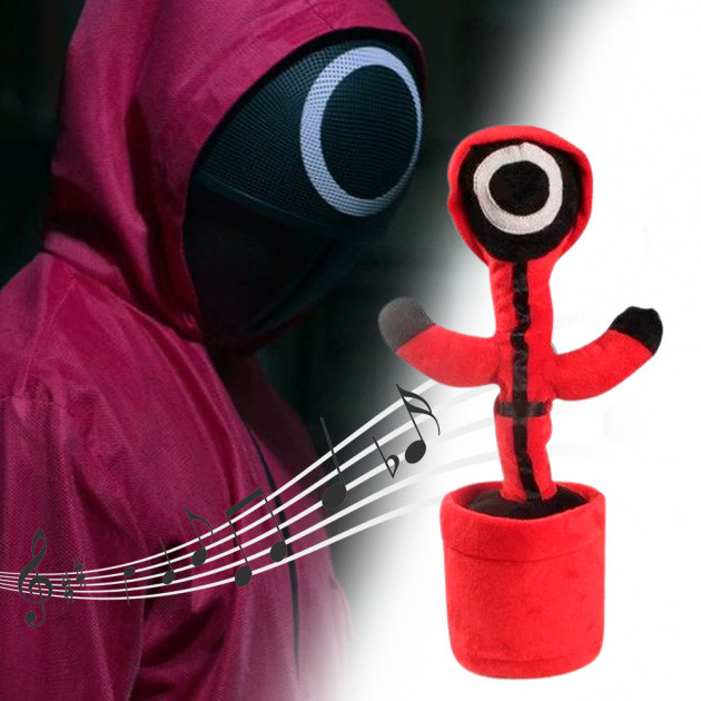 Повторюшка dancing cactus, Танцующий кактус поющий песни игрушка, Кактус танцы с музыкой TC-26 Львов - изображение 9