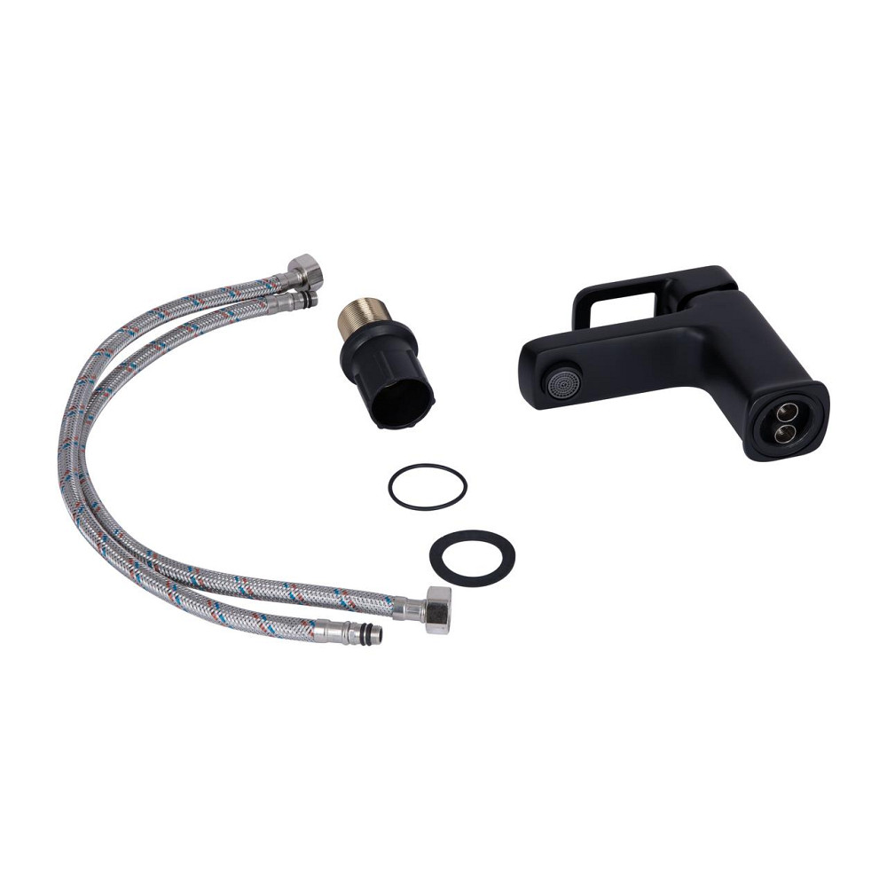 Змішувач для раковини Lidz Wawel 001 (k35) LDWAW001BLA45392 Black Київ - фото 4