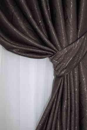 Шторная ткань лён рогожка, коллекция 