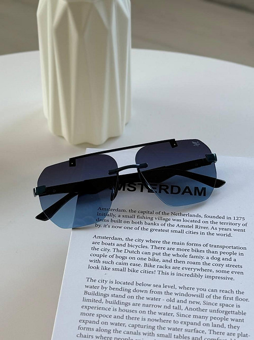 Очки унисекс на среднее лицо с металлической оправой для повседневной носки MasterSem Киев - изображение 7