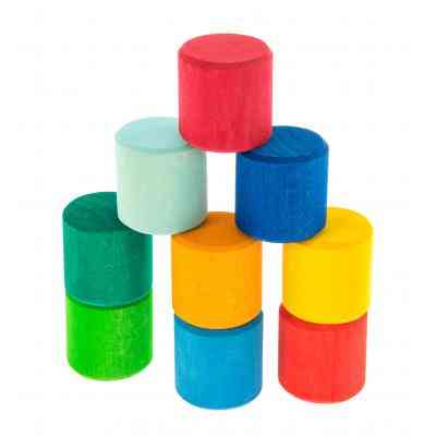 Конструктор Nic деревянный Разноцветный ролик (NIC523347) Вінниця