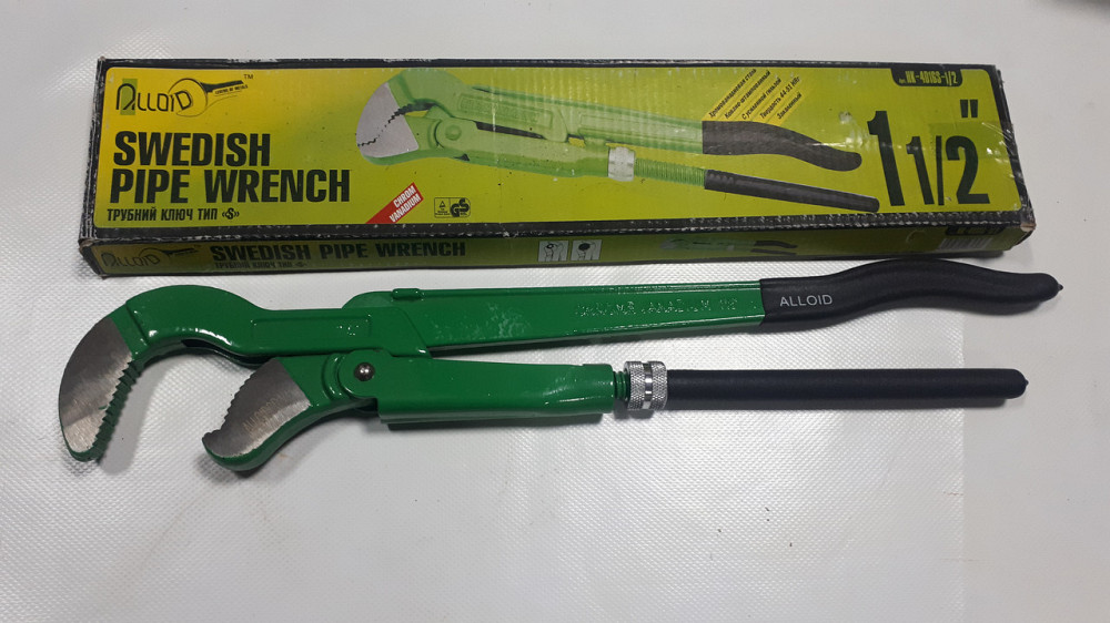 Ключ трубный "газовый" 2" S-тип КТ-4016S-2 Alloid Винница - изображение 2
