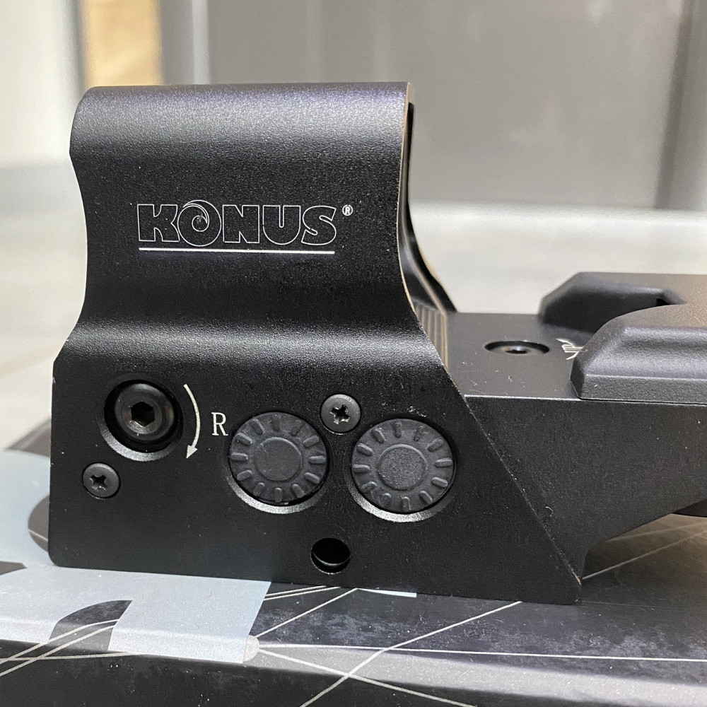 Коллиматорный прицел KONUS SIGHT-PRO R8, заряжаемый, 8 сеток, крепление на 22 мм / 11 мм Solmir Киев - изображение 7