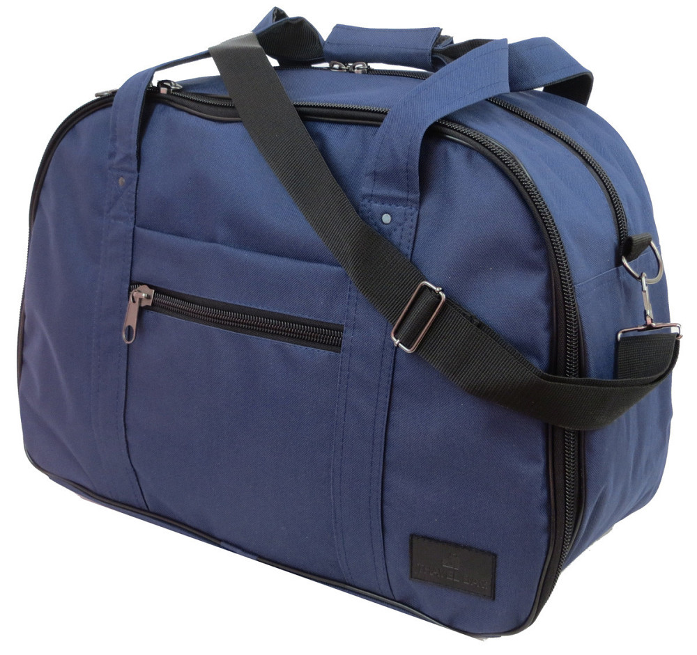 Сумка дорожная TRAVEL BAG 507 35х52 Темно-синий Киев - изображение 5