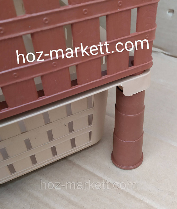 Полиця-гойдалка беж із коричневим на чотири яруси Туреччина Харків - фото 6