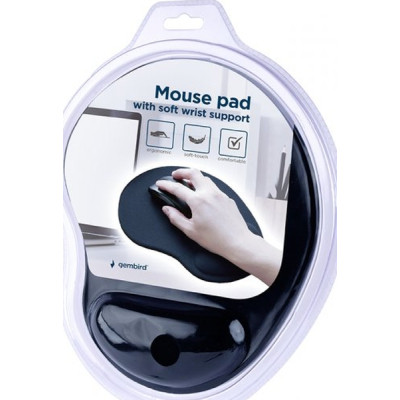 Килимок для мишки Gembird MP-ERGO-01 Black (MP-ERGO-01) Вінниця - фото 2