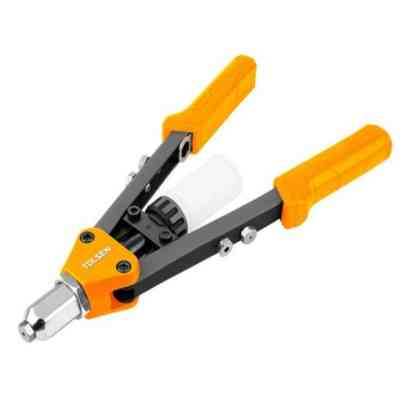 Заклепочник Tolsen ПРОФИ двуручный 330 мм, 5 насадок 2.4-6.4 мм. (43096) Винница