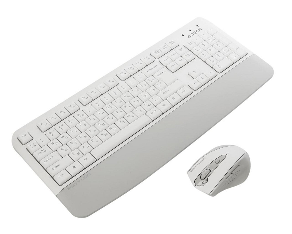Комплект (клавіатура, миша) бездротовий A4Tech Fstyler FG2500S Plus White ( 21742 ) Харків - фото 3