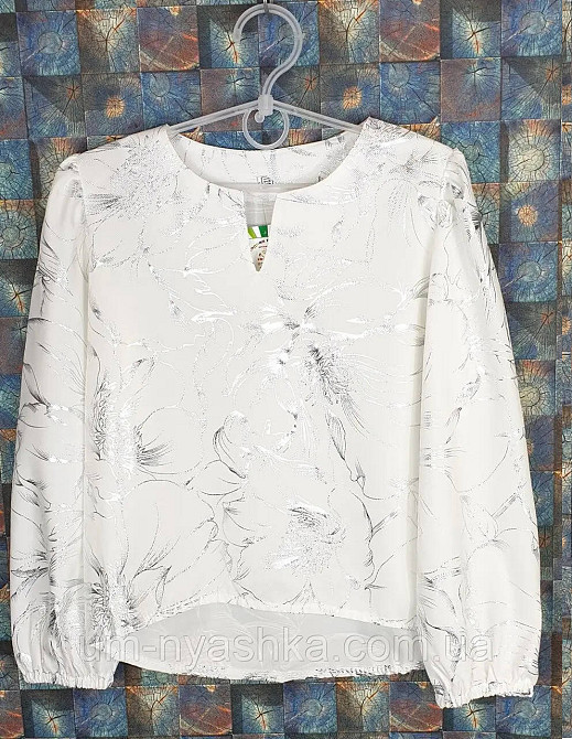 Блуза школьная голубая 140-146 Кривой Рог - изображение 6