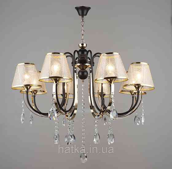 Люстра классическая для гостиной Sirius B NH5269/8 COFFEE+FGD Киев