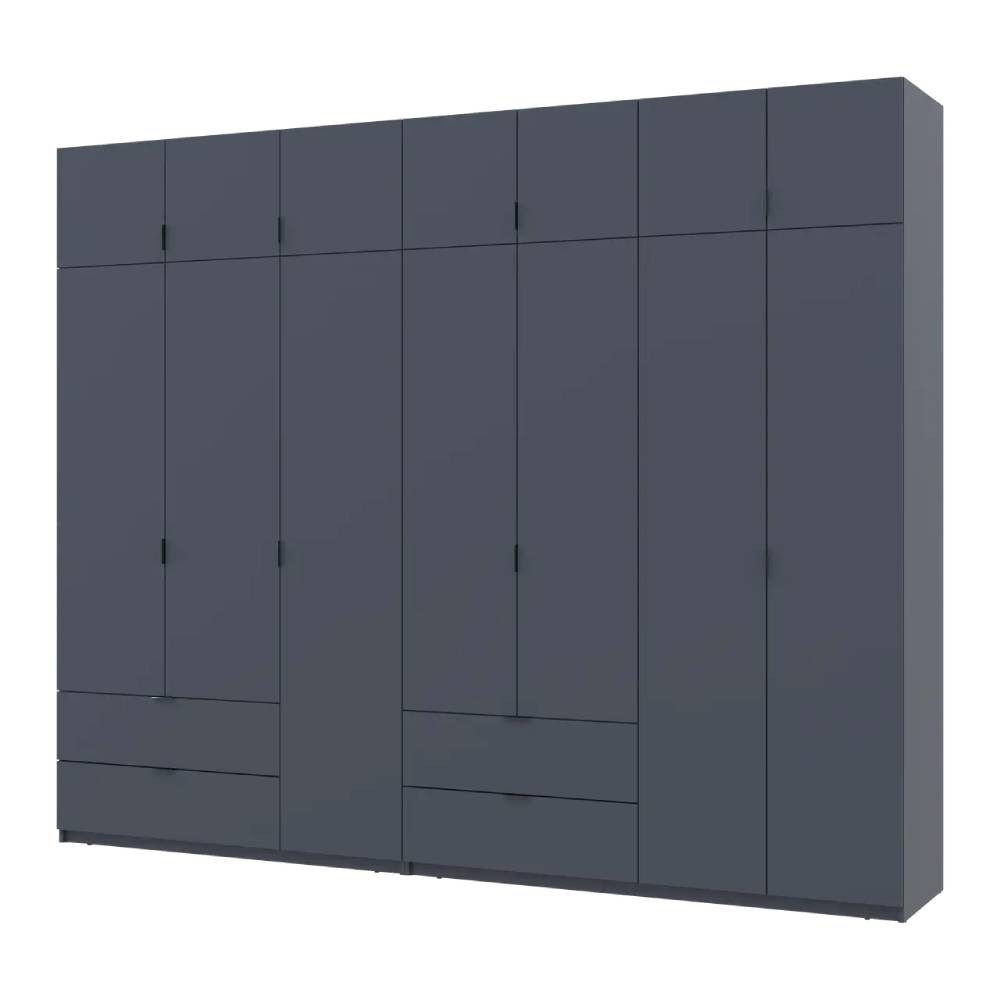 Шкаф для одежды Doros Лукас Графит 3+4 ДСП 295х50х240 DRS-011697 (42005125) Львов - изображение 1