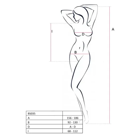 Бодистокинг Passion BS035 pink, боди, имитация топа и трусиков Львів