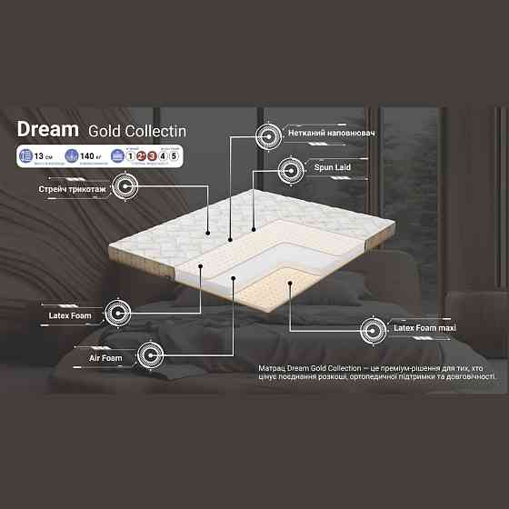 Ортопедический матрас TM Family Sleep Dream /Дрим GOLD Collection 200х220 Харьков