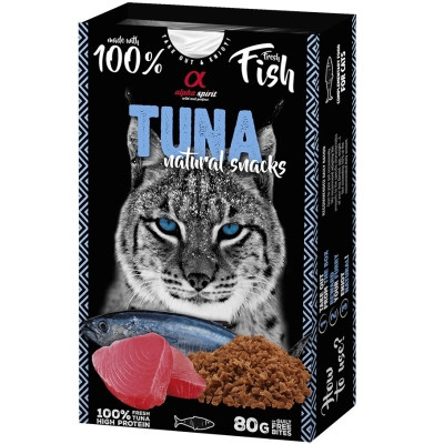 Лакомство для котов Alpha Spirit Cat Tuna Natural Snacks с тунцем 80 г (8436586311803) Винница - изображение 1