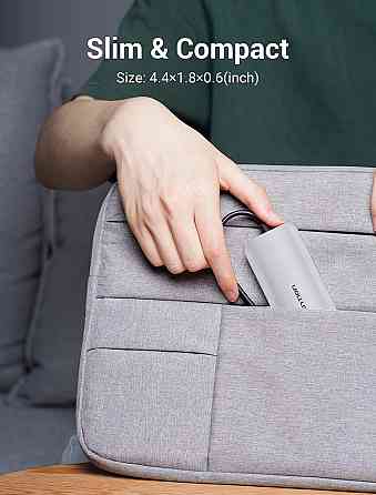 USB-хаб Vention USB-C з HDMI, USB 3.0, SD/TF, 0.15M, Сірий Київ