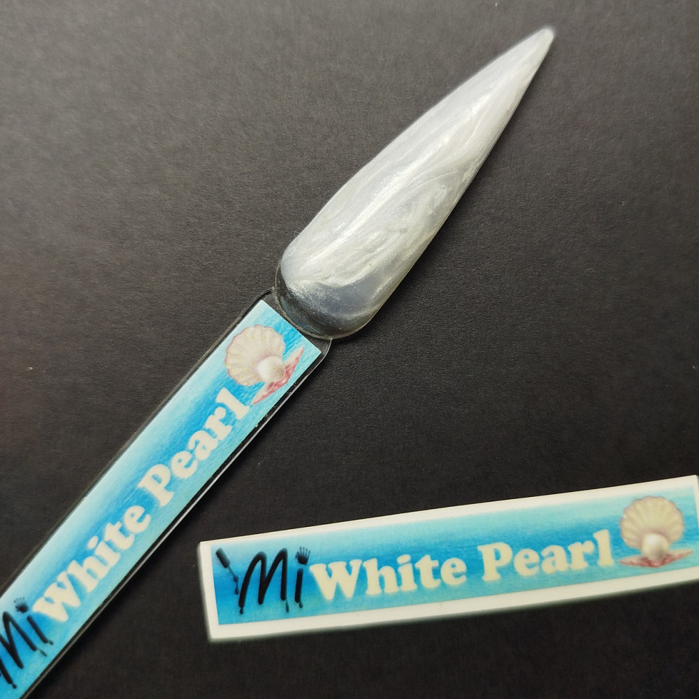Наліпка на тіпсу (палітру) для гелю Mi White Pearl (9 x 55 мм) Херсон - изображение 1